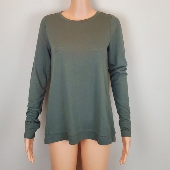 Loft green long sleeve t-shirt size S - Picture 10 of 10